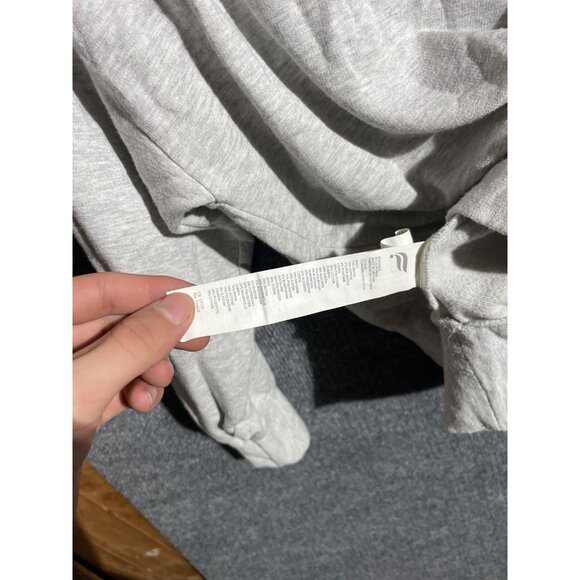 Fabletics Hoodie Sweatshirt Womens XXS Gray Lightweight Jersey Pullover Basic - Picture 7 of 7